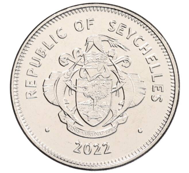 Монета 1 рупия 2022 года Сейшелы (Артикул: K12-66338) — Фото №2