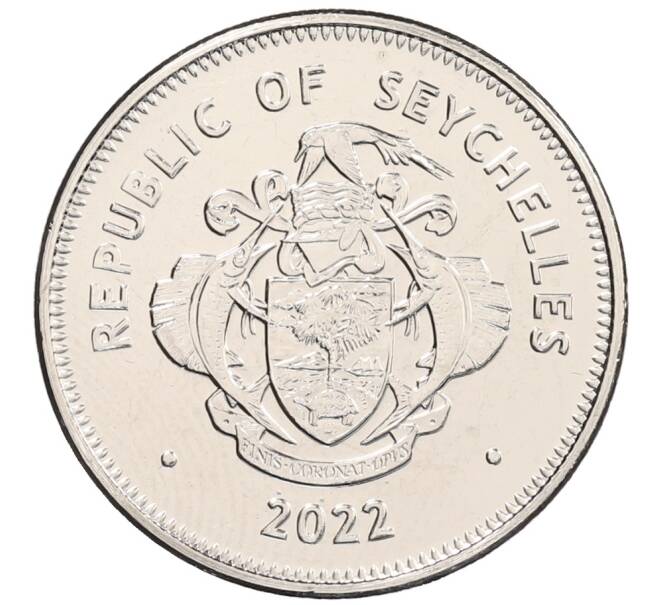 Монета 1 рупия 2022 года Сейшелы (Артикул: K12-66339) — Фото №2