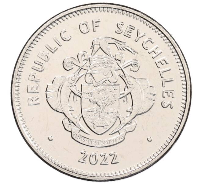 Монета 1 рупия 2022 года Сейшелы (Артикул: K12-66342) — Фото №2