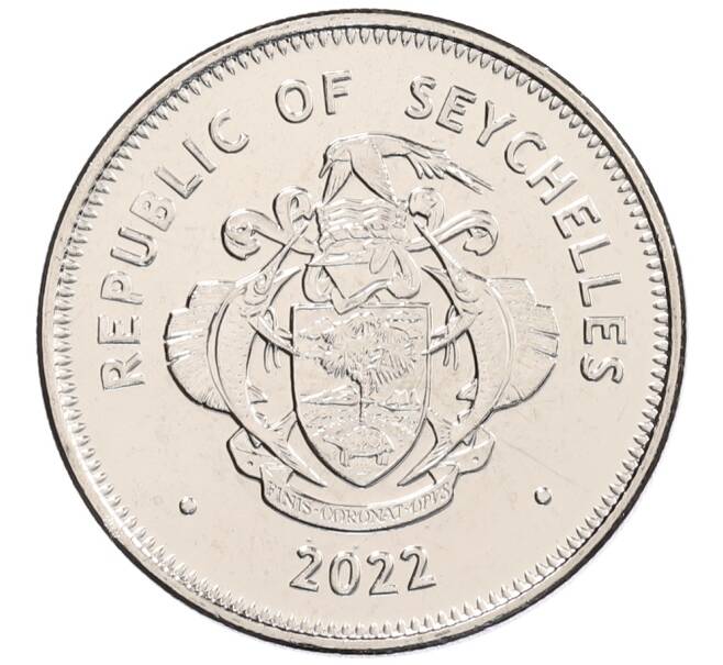 Монета 1 рупия 2022 года Сейшелы (Артикул: K12-66344) — Фото №2