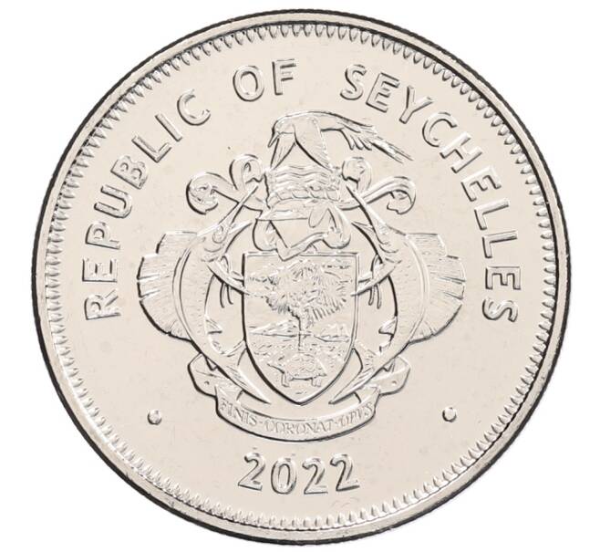Монета 1 рупия 2022 года Сейшелы (Артикул: K12-66348) — Фото №2