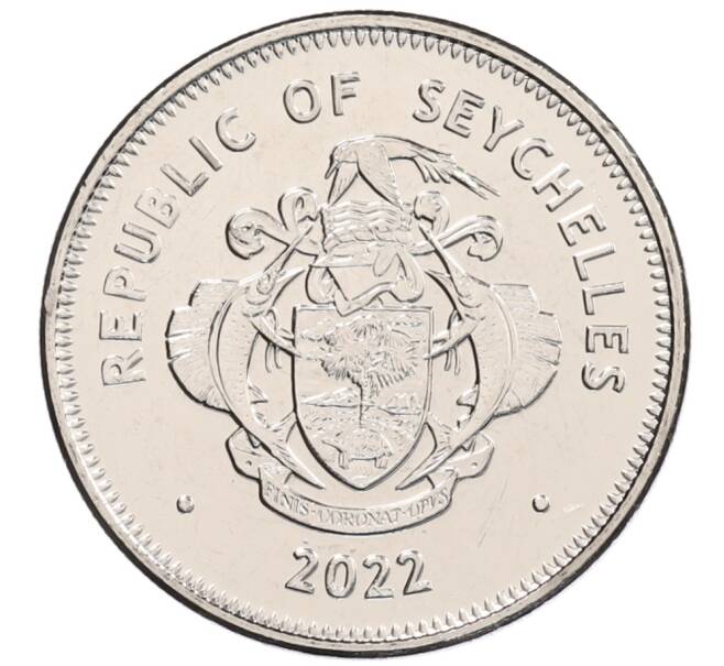 Монета 1 рупия 2022 года Сейшелы (Артикул: K12-66355) — Фото №2