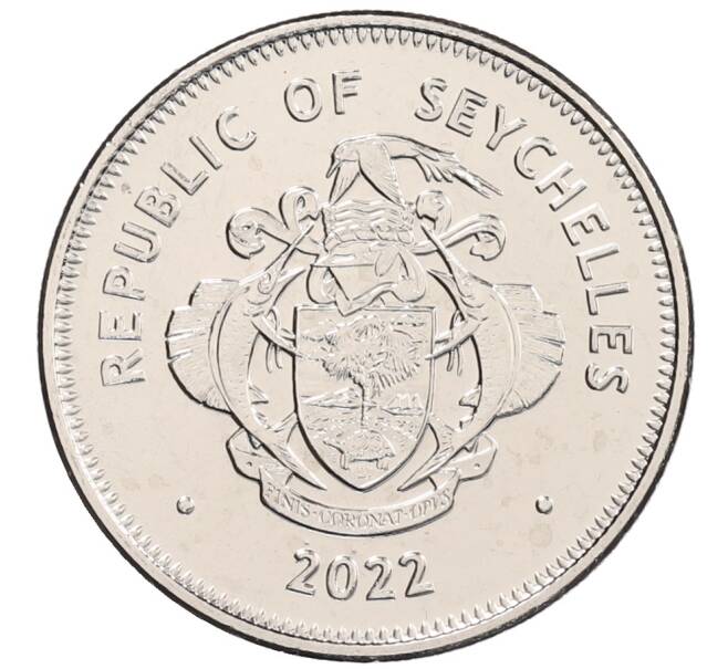 Монета 1 рупия 2022 года Сейшелы (Артикул: K12-66357) — Фото №2