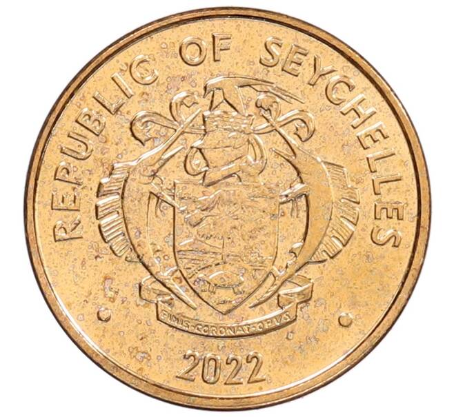Монета 1 цент 2022 года Сейшелы (Артикул: K12-66468) — Фото №2