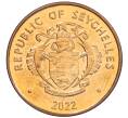 Монета 1 цент 2022 года Сейшелы (Артикул: K12-66471) — Фото №2