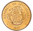 Монета 1 цент 2022 года Сейшелы (Артикул: K12-66474) — Фото №2
