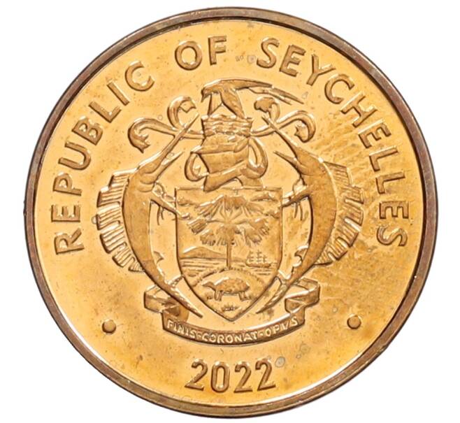 Монета 1 цент 2022 года Сейшелы (Артикул: K12-66474) — Фото №2