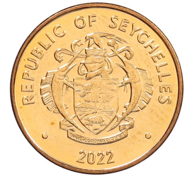 Монета 1 цент 2022 года Сейшелы (Артикул: K12-66481) — Фото №2