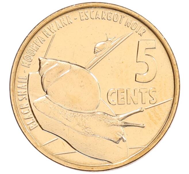 Монета 5 центов 2016 года Сейшелы (Артикул: K12-66492) — Фото №1