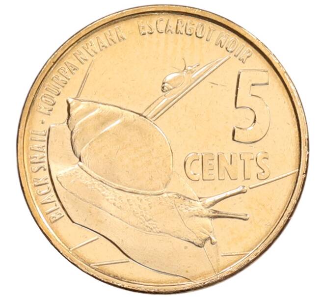 Монета 5 центов 2016 года Сейшелы (Артикул: K12-66494) — Фото №1