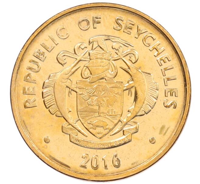 Монета 5 центов 2016 года Сейшелы (Артикул: K12-66494) — Фото №2