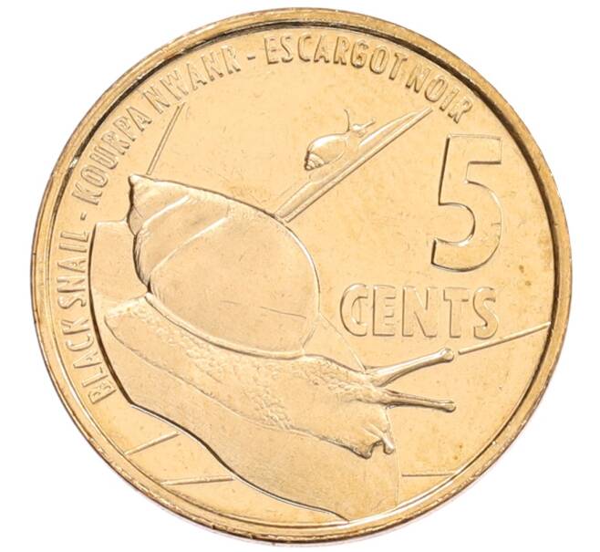 Монета 5 центов 2016 года Сейшелы (Артикул: K12-66536) — Фото №1