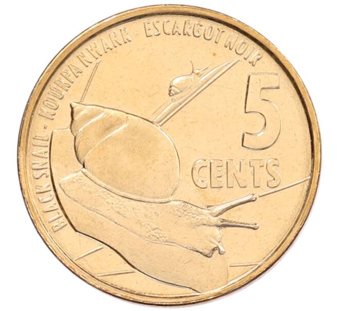 Монета 5 центов 2016 года Сейшелы (Артикул: K12-66537) — Фото №1