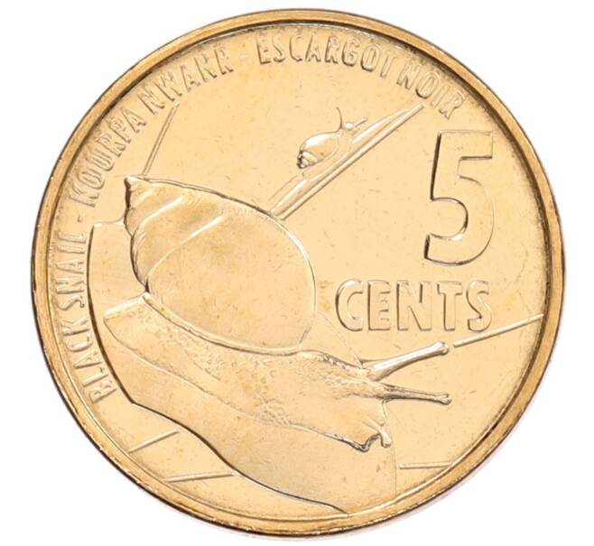 Монета 5 центов 2016 года Сейшелы (Артикул: K12-66542) — Фото №1