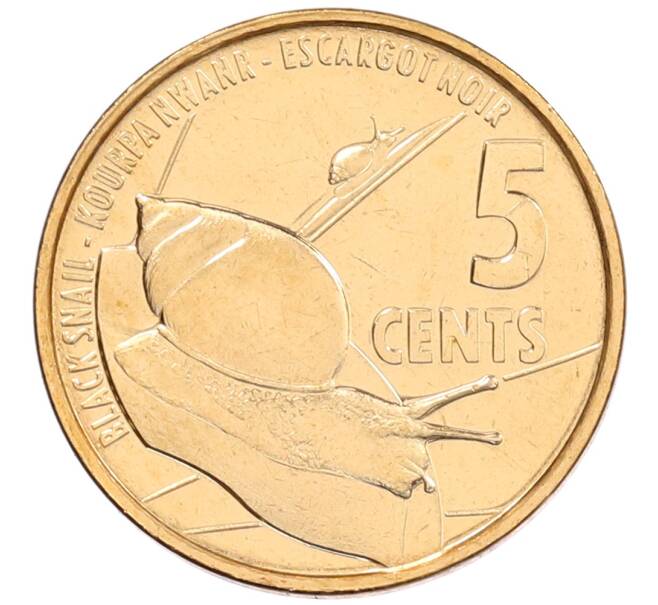 Монета 5 центов 2016 года Сейшелы (Артикул: K12-66543) — Фото №1