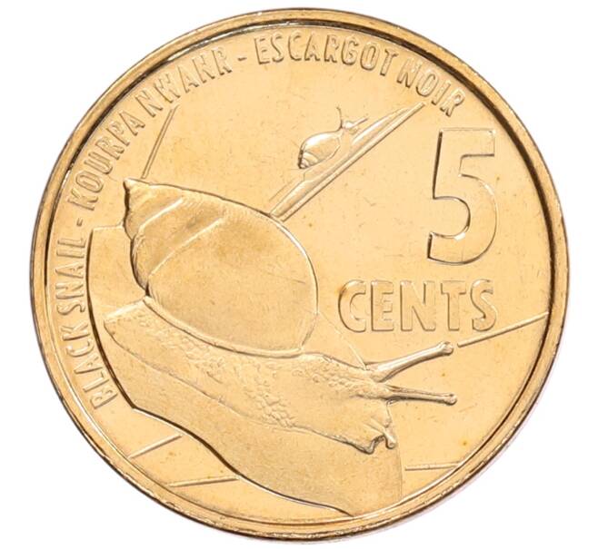 Монета 5 центов 2016 года Сейшелы (Артикул: K12-66545) — Фото №1