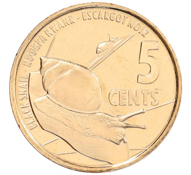Монета 5 центов 2016 года Сейшелы (Артикул: K12-66546) — Фото №1