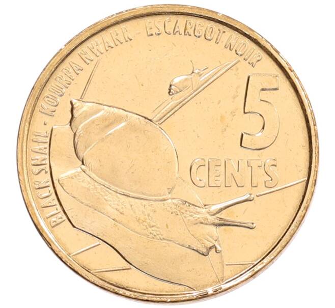 Монета 5 центов 2016 года Сейшелы (Артикул: K12-66547) — Фото №1