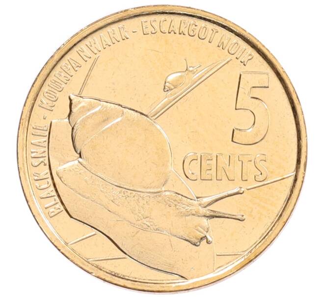 Монета 5 центов 2016 года Сейшелы (Артикул: K12-66548) — Фото №1