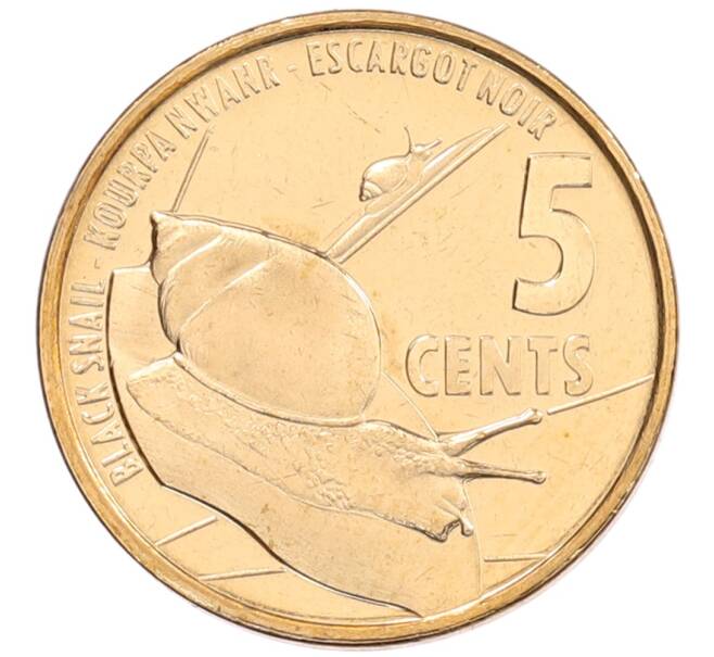 Монета 5 центов 2016 года Сейшелы (Артикул: K12-66549) — Фото №1