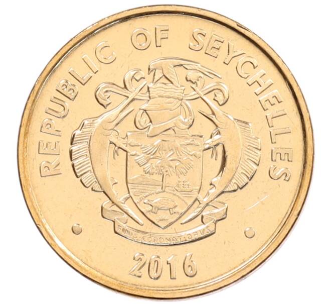 Монета 5 центов 2016 года Сейшелы (Артикул: K12-66549) — Фото №2