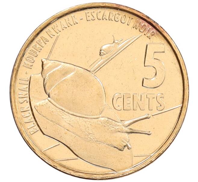Монета 5 центов 2016 года Сейшелы (Артикул: K12-66550) — Фото №1