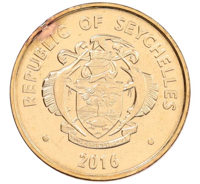 Монета 5 центов 2016 года Сейшелы (Артикул: K12-66550) — Фото №2