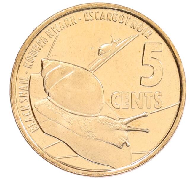 Монета 5 центов 2016 года Сейшелы (Артикул: K12-66551) — Фото №1