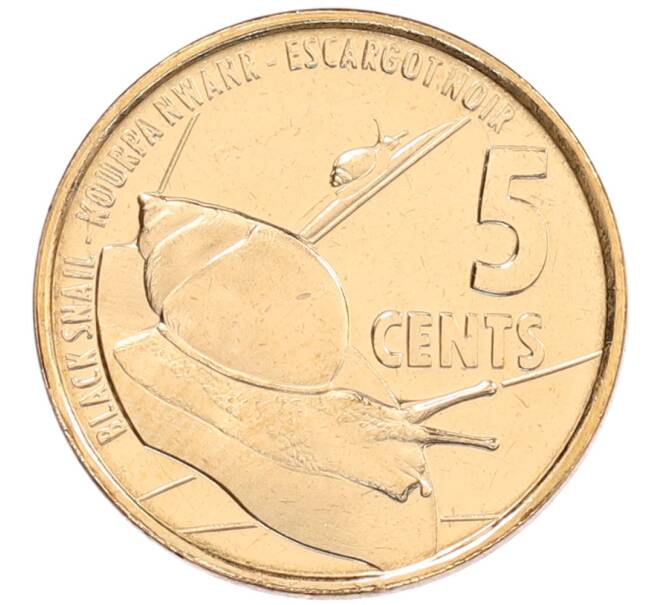 Монета 5 центов 2016 года Сейшелы (Артикул: K12-66552) — Фото №1