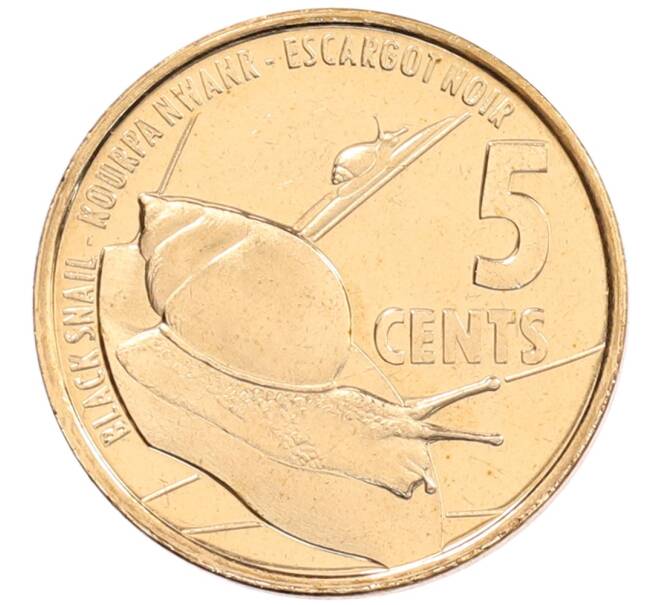 Монета 5 центов 2016 года Сейшелы (Артикул: K12-66553) — Фото №1