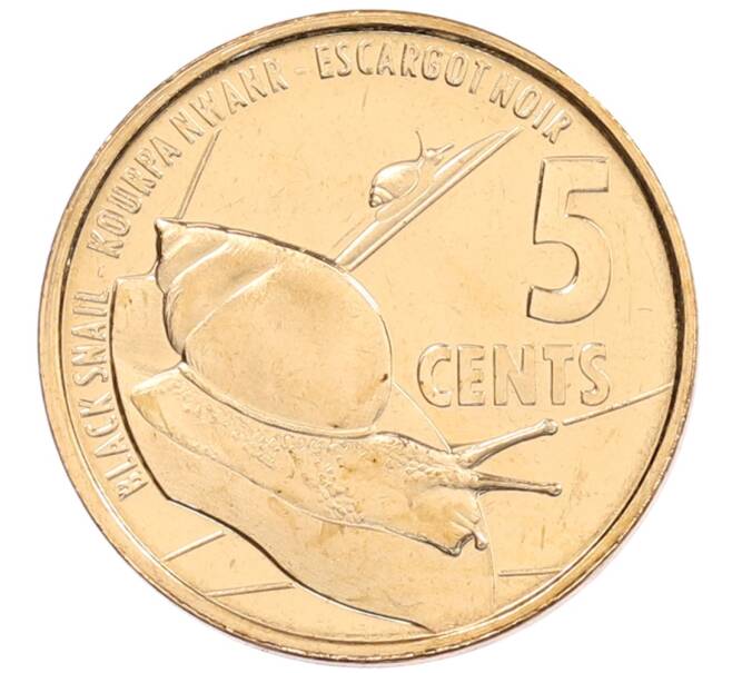 Монета 5 центов 2016 года Сейшелы (Артикул: K12-66554) — Фото №1