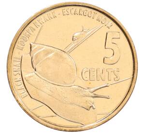 5 центов 2016 года Сейшелы — Фото №1