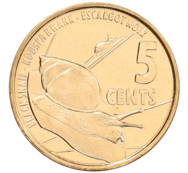 Монета 5 центов 2016 года Сейшелы (Артикул: K12-66555) — Фото №1