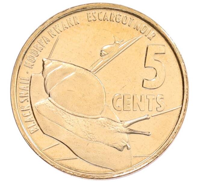 Монета 5 центов 2016 года Сейшелы (Артикул: K12-66559) — Фото №1
