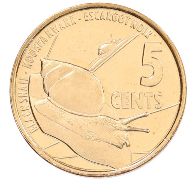 Монета 5 центов 2016 года Сейшелы (Артикул: K12-66561) — Фото №1