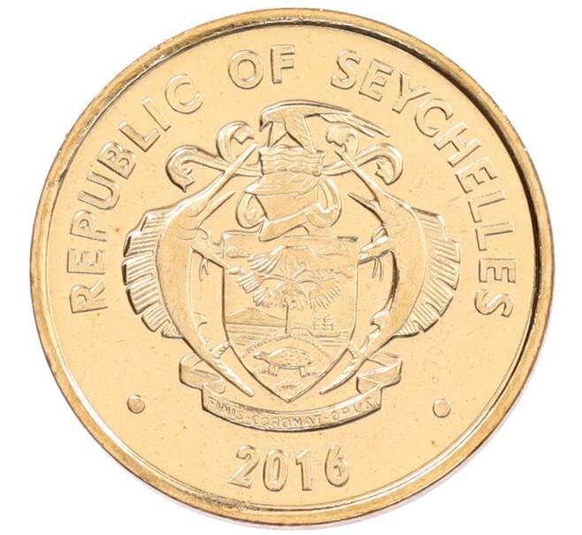 Монета 5 центов 2016 года Сейшелы (Артикул: K12-66561) — Фото №2