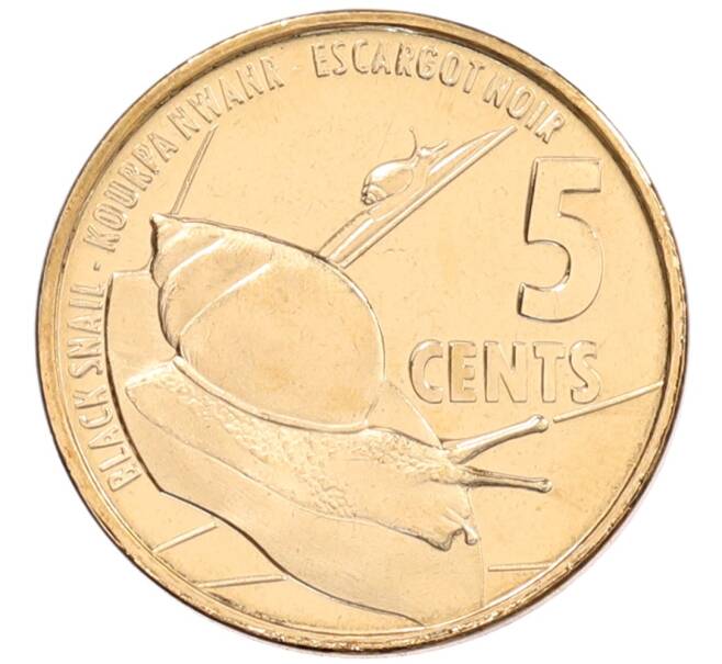 Монета 5 центов 2016 года Сейшелы (Артикул: K12-66562) — Фото №1