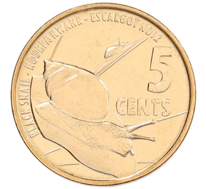 Монета 5 центов 2016 года Сейшелы (Артикул: K12-66564) — Фото №1