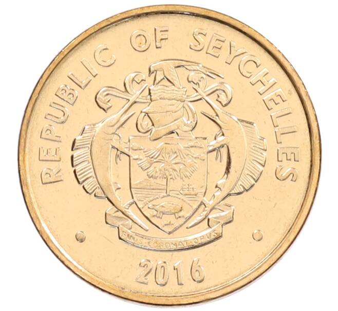 Монета 5 центов 2016 года Сейшелы (Артикул: K12-66564) — Фото №2