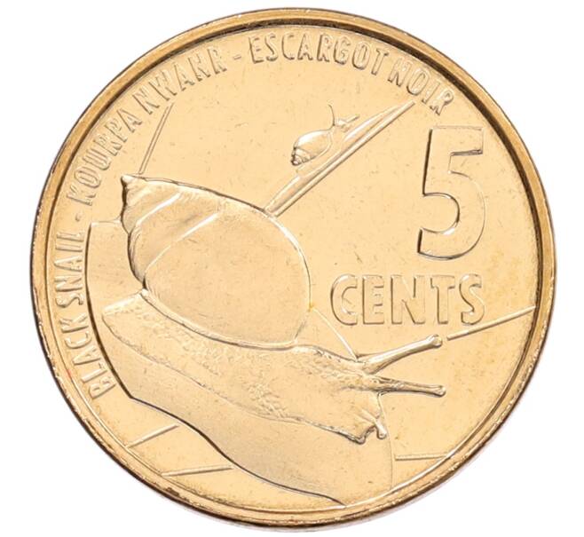 Монета 5 центов 2016 года Сейшелы (Артикул: K12-66568) — Фото №1