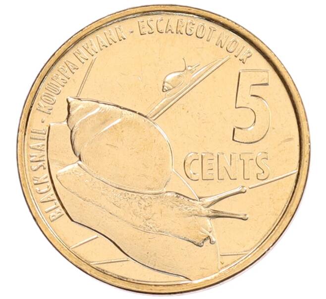Монета 5 центов 2016 года Сейшелы (Артикул: K12-66570) — Фото №1