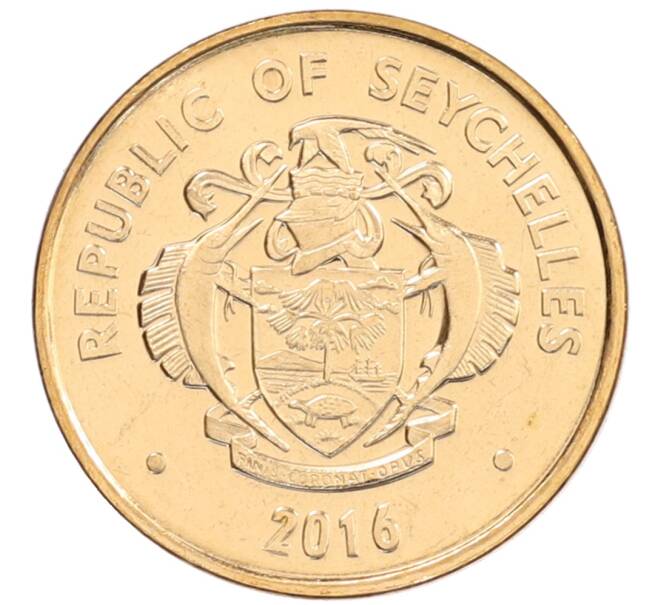 Монета 5 центов 2016 года Сейшелы (Артикул: K12-66570) — Фото №2
