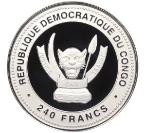 240 франков 2015 года Конго (ДРК) «Год козы — Удача» — Фото №2