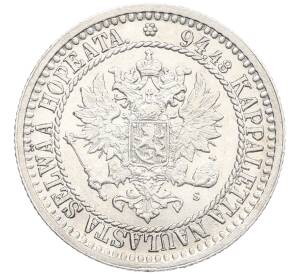 1 марка 1866 года Русская Финляндия — Фото №2