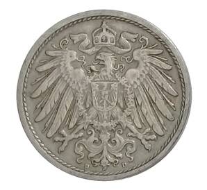 10 пфеннигов 1908 года D Германия — Фото №2