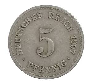 5 пфеннигов 1907 года A Германия — Фото №1