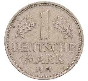 1 марка 1971 года D Западная Германия (ФРГ) — Фото №1
