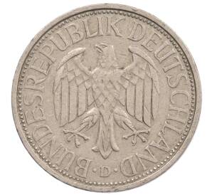 1 марка 1971 года D Западная Германия (ФРГ) — Фото №2