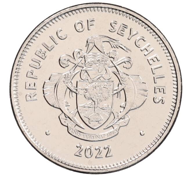 Монета 1 рупия 2022 года Сейшелы (Артикул: K12-67489) — Фото №2