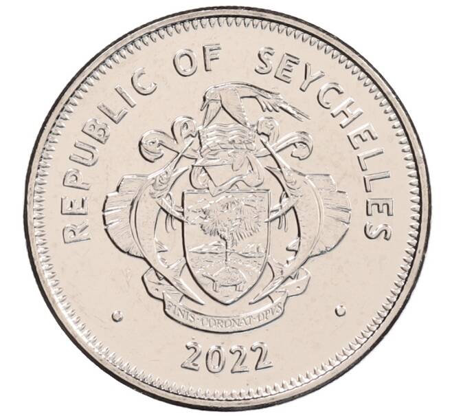 Монета 1 рупия 2022 года Сейшелы (Артикул: K12-67490) — Фото №2
